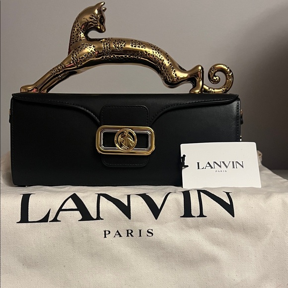 Lanvin Handbags - Lanvin Black Pencil Cat Bag- Medium